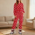 thumbnail image 3 of Perfectbot Women's Fuzzy Fleece Pajama Set - 2 Piece Soft Warm Long Sleeve Star Print Loungewear, 3 of 5