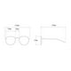 thumbnail image 5 of Mini Vintage Retro Extra Estrecho Oval Redondo Flaco Ojo de gato Gafas de sol Clout Goggles MFZFUKR LRWJ469-6, 5 of 5