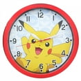 thumbnail image 1 of Pokemon Pikachu 9.5 Inch Battery Operated Wall Clock, 1 of 1