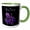 Green/White, variant on 3drose, Funny Cute Purple Octopus Hug Champion Cartoon, 15oz Mug