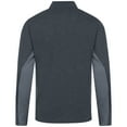 thumbnail image 3 of Men's Levelwear Gray Toronto Blue Jays Waffle Insignia 2.0 Quarter-Zip Pullover Top, 3 of 3