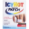thumbnail image 1 of Icy Hot Topical Analgesic Back Patch, 5 Count Box (1) Temporarily Relieves Minor Pain Associated with Arthritis, Simple Backache, Muscle Strains, Sprains, Bruises, and Cramps, 1 of 3