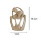 thumbnail image 4 of Escultura Abstracta Dorada De Pareja De Guepardos, Figura Decorativa De Mesa, Adorno Central Para Oficina, Hogar, Estantería, Cafetería, Decoración De Escritorio, Regalo, 4 of 8