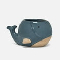 thumbnail image 4 of Linen Chest Blue Whale Planter, 4 of 4