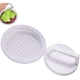 thumbnail image 1 of Nvzi Prensa para hamburguesas, molde para hamburguesas de plástico de 5,2 pulgadas, prensa para hamburguesas rellenas, fácil liberación de hamburguesas para cocinar, 1 of 5