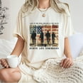 thumbnail image 4 of Honor and Remember T-Shirt – Land of the Free Because of the Brave Patriotic Graphic Tee, Veteran Memorial Day Fourth of July Military Shirt for Men and Women, 4 of 7