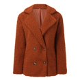 thumbnail image 2 of Vedolay Women's Tops Women Suit Jackets for Work Business Casual Lightweight Lapel Long Sleeve Tops,Brown M, 2 of 4