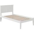 thumbnail image 1 of Leo & Lacey Madison Lit Plateforme en Bois Massif Simple TG, Blanc, 1 of 5