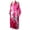 Pink Fuschia, variant on Long Kimono Robe for Women, Good Quality Lightweight Stunning Luxury Style Peacock Bridesmaid Robe with Wide V-Shaped Neckline Bridal Shower, Birthday Women’s Gift (Pink Fuschia)