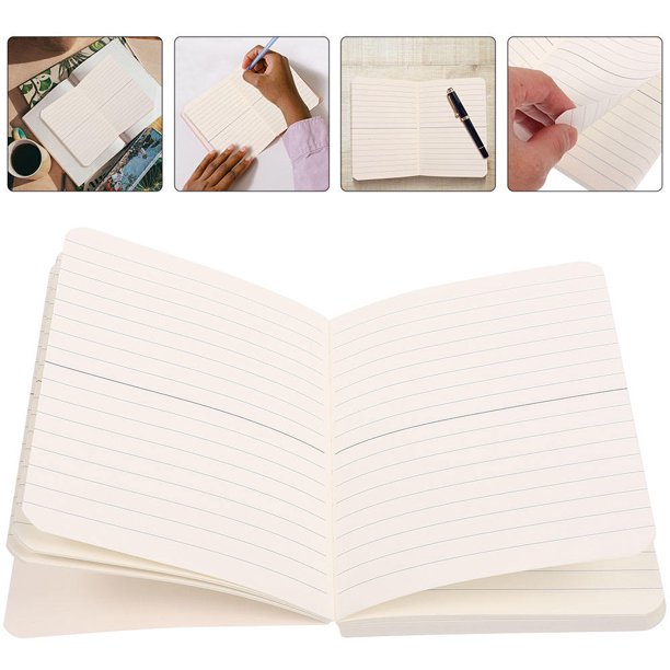 FUTUREORYY Papel Para Cuaderno Recargable Línea Ancha A5 Sin Traspaso Ideal Para Tomar Notas Diarias