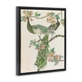 thumbnail image 3 of Stupell Industries Shabby Chic Peacock & Cherry Blossoms Black Floating Frame Canvas Art, 17 x 21, by Melissa Wang, 3 of 8