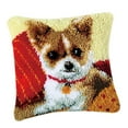 thumbnail image 4 of simhoa DIY Latch Hook Rug Making Crafts for Kids/Adults 17 inch X 17 inch Bell Dog, 4 of 8