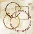 thumbnail image 3 of Allen, Kimberly 12x12 Black Modern Framed Museum Art Print Titled - Circles and Squares 2, 3 of 5