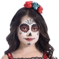 Way To Celebrate Day Of The Dead Girl's Halloween FancyDress Costume Medium Size, Black