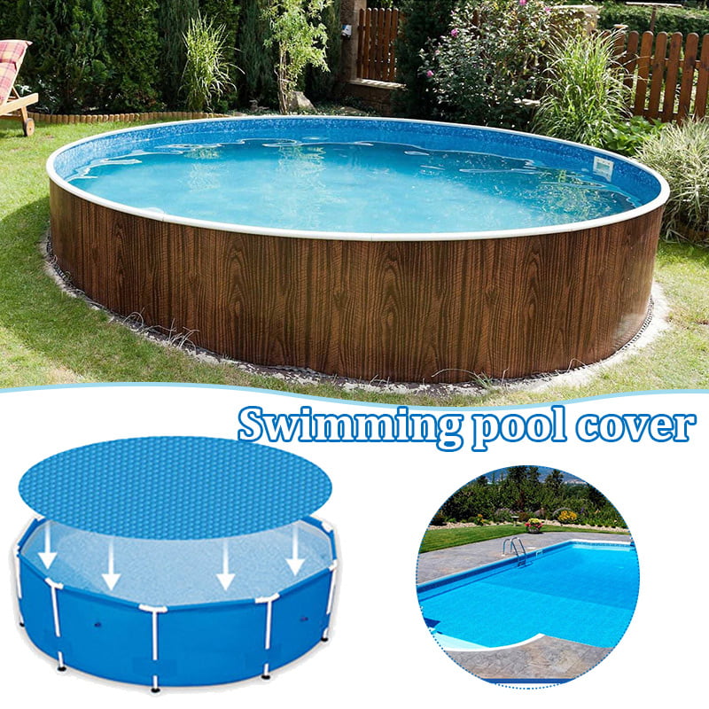 10FT Dustproof Waterproof Blue Protection Swimming Round Pool Cover Protector 
