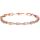 thumbnail image 1 of Lujoso Brazalete Fino Chapado en Oro Rosa con 5 Circonitas Cúbicas Brillantes TUNC Sencillez, 1 of 4