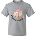 thumbnail image 3 of Inktastic Baseball Princess- Tiara Youth T-Shirt, 3 of 5