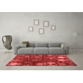 thumbnail image 3 of Ahgly Company Indoor Rectangle Abstract Red Modern Area Rugs, 7' x 10', 3 of 4