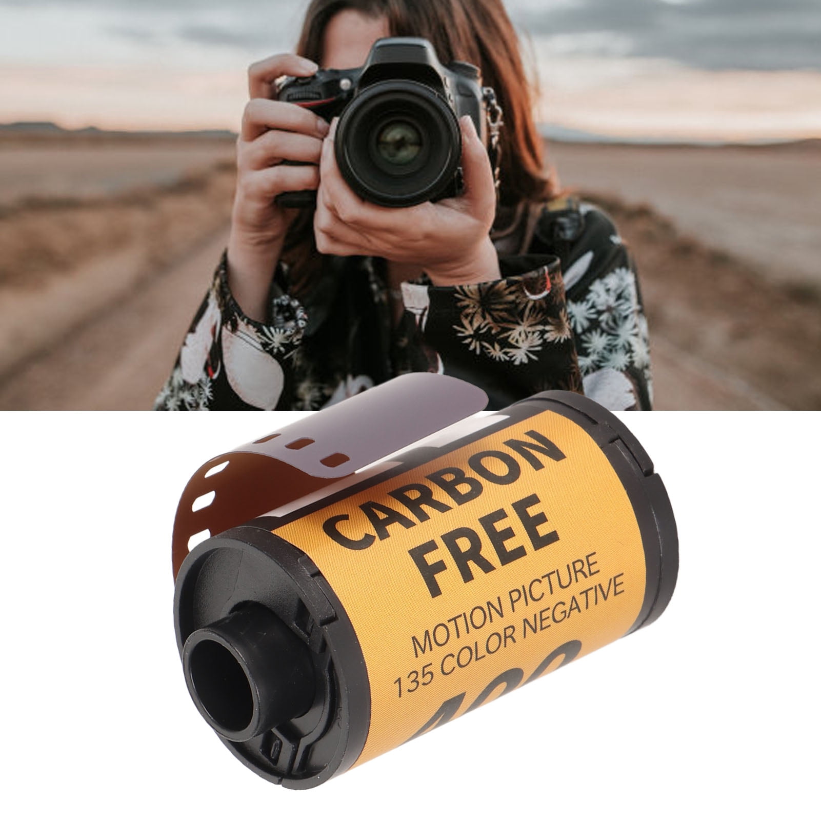 Color Film 35mm Color Film 320-400 Color Film 35mm Color Film 18 Exposures 320-400 Fine Grain Wide Exposure Latitude Carbon Removal Color Negative Film For 135 Camera