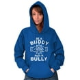 thumbnail image 3 of Be A Buddy Not A Bully Friendly Cute Hoodie Sweatshirt Women Men Brisco Brands L, 3 of 5