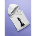 thumbnail image 3 of Chess Piece Hoodie Women -SPIdeals Designs, Female x-Large, 3 of 4