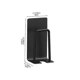 thumbnail image 3 of (Black) Set of 2 2 in 1 Toothbrush Holder - Wall Mounted No Drilling - Tumbler - Toothbrush Holder - Durable Self-adhesive, 3 of 3