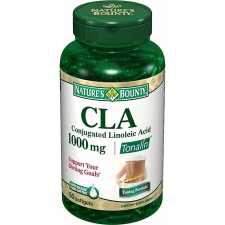 Nature's Bounty CLA 1000 mg Softgels 50 Soft Gels (Pack of 3)