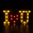 thumbnail image 2 of FixtureDisplays Panneau LED 8,7 Pouces "Je t'Aime" à Piles (Non Inclus) Romance Premier Amour Anniversaire Enseignant Pasteur Décoration d'Appréciation 15625, 2 of 12