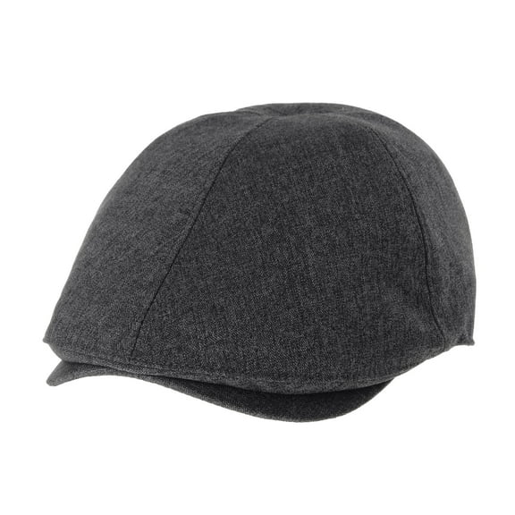 WITHMOONS Mens Flat Cap Simple Classic Bocaci Cotton Ivy Hat SL3651 (Charcoal)