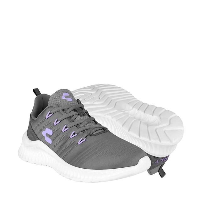 TENIS DAMA CHARLY 1049723002 TEXTIL GRIS Charly 1049723002