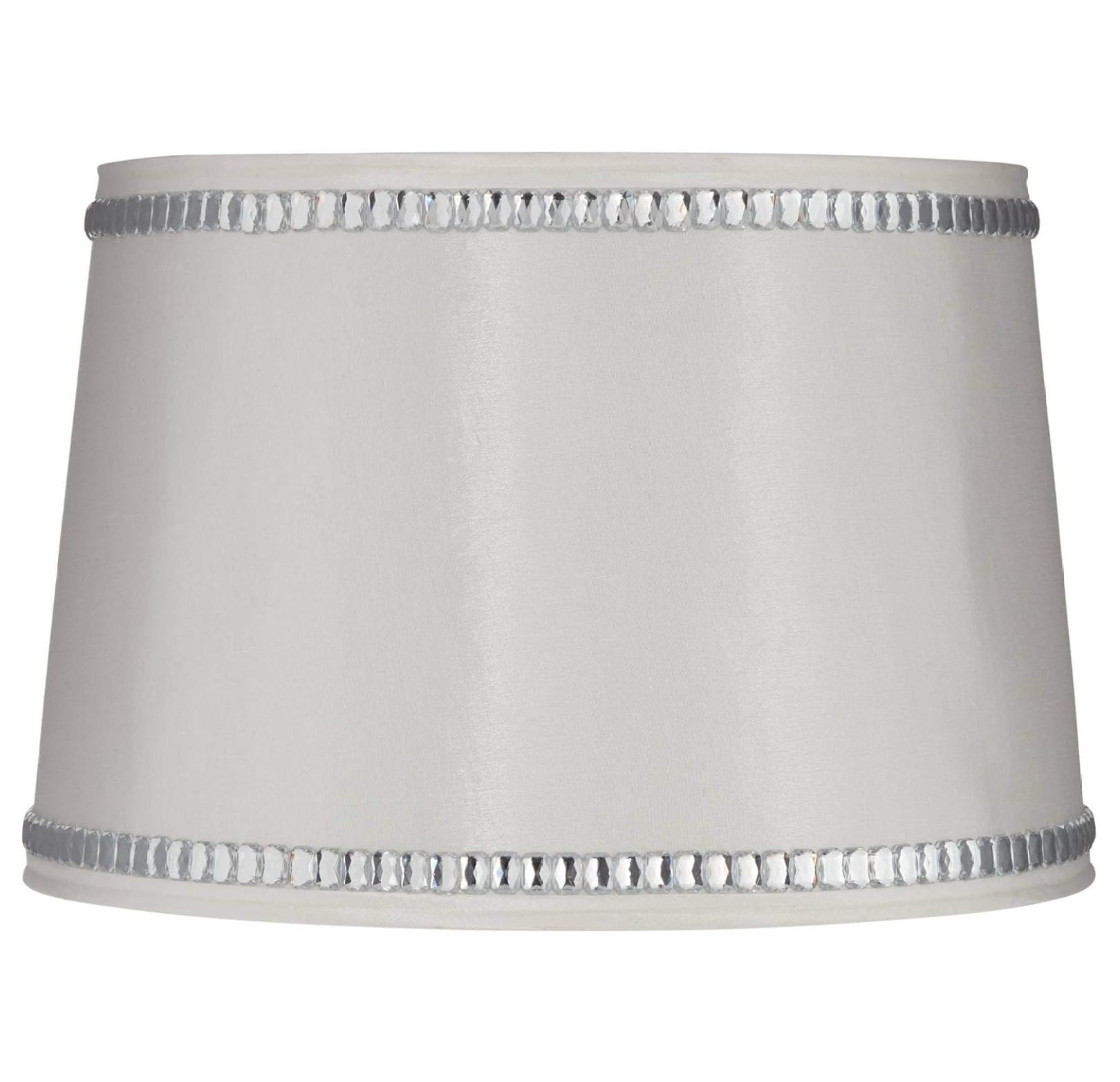 Springcrest Cream Scalloped Bell Lamp Shade - 7x14x12.5 Inch With Spider Fitter, Harp & Finial - View #4