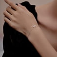 thumbnail image 5 of PERITANG Small plane 925 Sterling Silver Bracelets for Women, Fashion Adjustable Slider Unique S925 Bracelet Jewelry For Wedding Gifts, 5 of 6