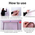thumbnail image 7 of Minzimin Door Mesh Screen with Magnet, Fly Hanging Temporary Magic Patio Heavy Duty Front Back Screen Magnetic Closure, Portable French Net for Door to Keep Bugs Out Doorway Curtain 35x83 in, 7 of 7