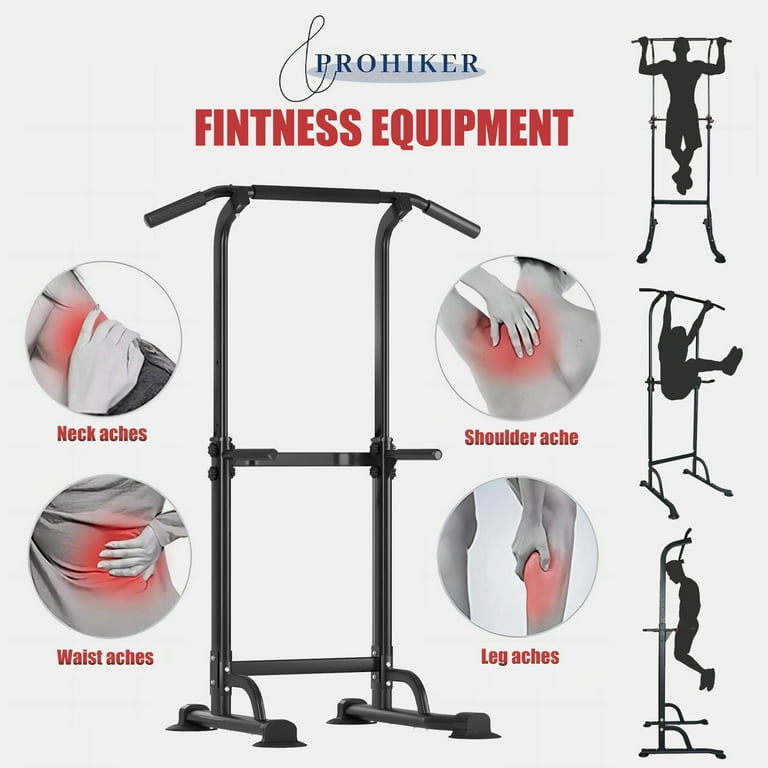 PROHIKER Power Tower Dip Station, Pull Up Bar Stand Power Rack