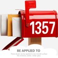 thumbnail image 2 of KAKOWELY 2pcs Self Adhesive Number Stickers Reflective Decals Mailbox Number Stickers,3.94"X1.97"(LxW), 2 of 5