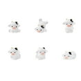thumbnail image 4 of Cute Cow Car Decorations - Universal Car Door Rear View Mirror Ornament, Transparent Resin Material for Dashboard, Fun Auto Interior Accessories for Christmas Season, 4 of 6