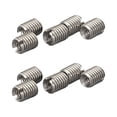 thumbnail image 4 of 5Pcs Stainless Thread Adapters M8 8mm Male To M6 6mm Female Threaded Reducers Silver, 4 of 11