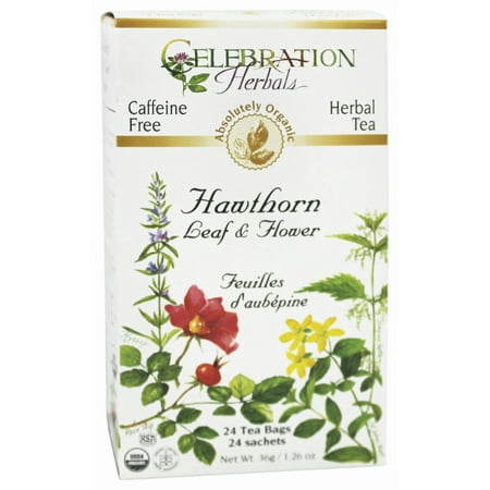 Connection Tee - Celebration Herbals Hawthorn Leaf & Flower Organic, 24 Ct