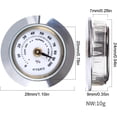 thumbnail image 2 of Cigars Hygrometer for Humidor,Hygrometer for Cigars Boxes - 28mm Hygrometer for Cigars Humidor Cigars Box Cigars Can, Humidor Accessories, 2 of 4
