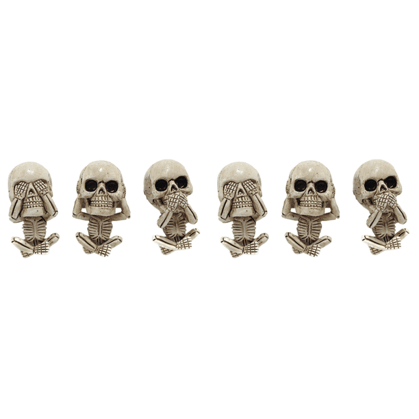 Coche Con Calavera Resina Clip Ventilación para Interior Halloween (marrón Claro)