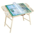 thumbnail image 6 of KFFKFF 1500-Piece Puzzle Table with Foldable Legs, 4 Storage Drawers, and Cover, 34x25 in Portable Wooden Board, Felt Surface for Jigsaw Puzzles, Adjustable 6-Tilting Angles, Ideal Gift for Puzzle, 6 of 9