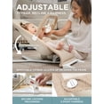 thumbnail image 5 of Baby Delight Alpine Deluxe Portable Bouncer, for Infants 0-6 Months, Tan Sherpa, 5 of 16