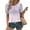 Light pink, variant on Shirts for Women Crew Neck Shirts Short Sleeve Summer Tops Hot Pink XL