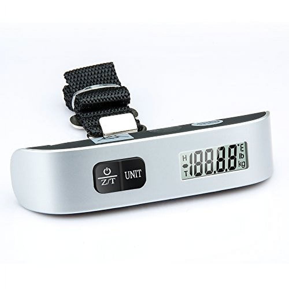 EL01 Digital Luggage Scale 110LB /50 KG - Silver