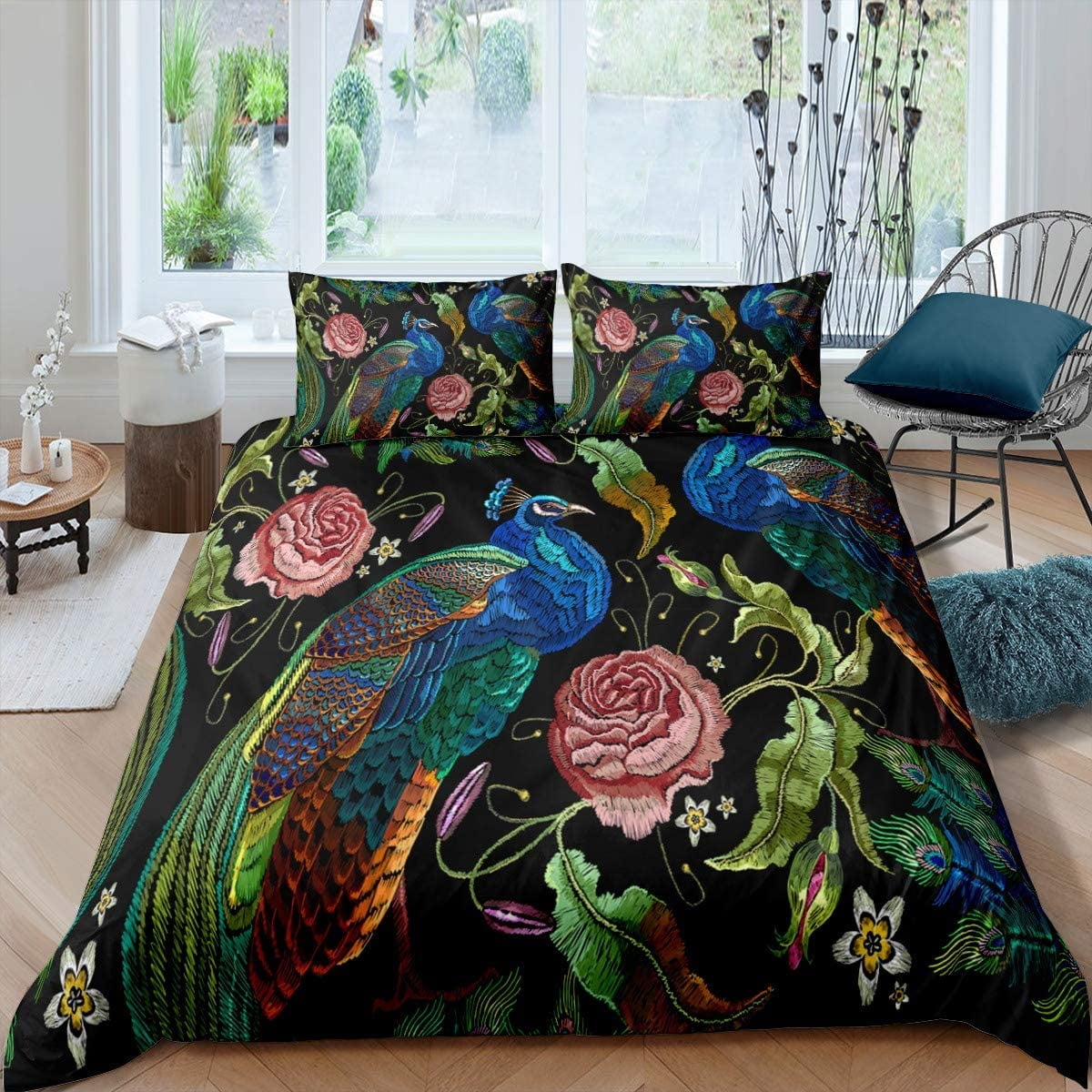 WEIS Peacock Comforter Cover Full Size 