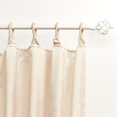 thumbnail image 2 of Exclusive Home Bari Light Filtering Spiral Loop Tab Top Curtain Panels, 54"x84", Champagne, Set of 2, 2 of 7