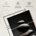 thumbnail image 6 of Elephant Stock Zen Stone Pile Wall Art - Vertical Multi Panel Canvas - 3 Pieceliving Room Wall Decor - Photography Wellness Multi Panel - Gray And Black Decor - 28" x 45", 6 of 8