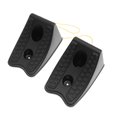 thumbnail image 1 of 2PCS Car Wheel Rubber Stop Slider Block Stop Block Wheel Ramp Triangle Rubber Skid Stop Wheel Chocks(Black), 1 of 6