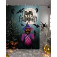 thumbnail image 2 of Happy Halloween Shower Curtain Set ，Waterproof Fabric Shower Curtains Halloween Wilderness Shower Curtains for Bathroom,Bathroom Decor 72"x84", 2 of 6