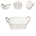 thumbnail image 2 of Cesta de almacenamiento para despensa con asas, organizador de refrigerios para dormitorio Beige, 2 of 5